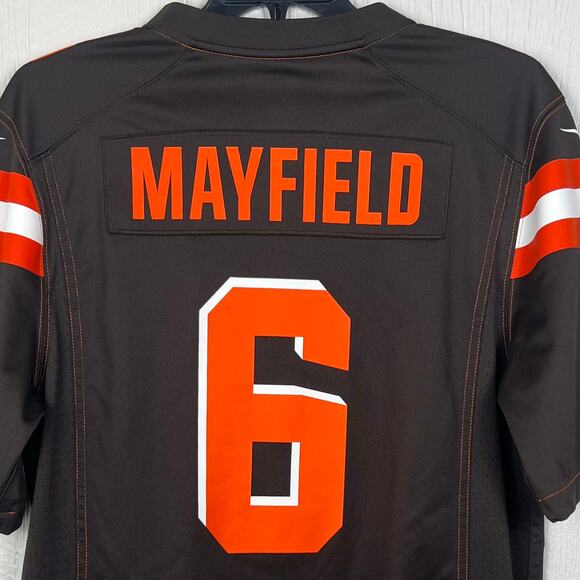 Nike Cleveland Browns Baker Mayfield Jersey men’s size Large #6 On Field - Picture 3 of 8